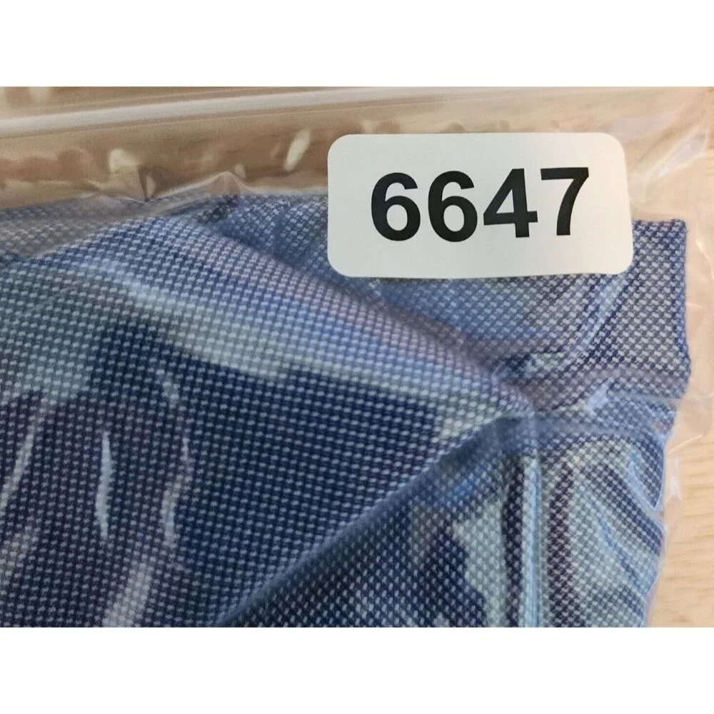 Banana Republic‎ Non Iron Slim Fit Blue Long Sleeve Button Up Shirt Size 17-17.5